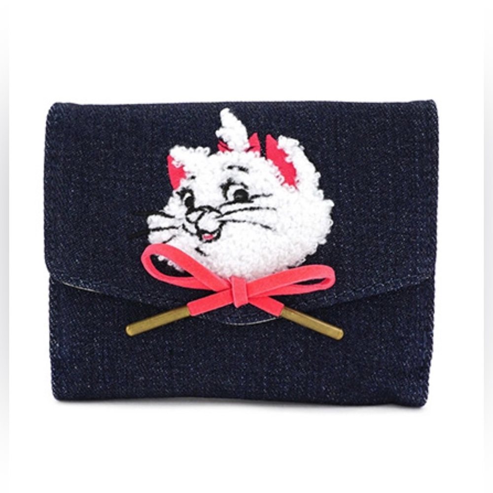 NWT Loungefly Disney’s Aristocats “ bonjour Marie denim wallet
With